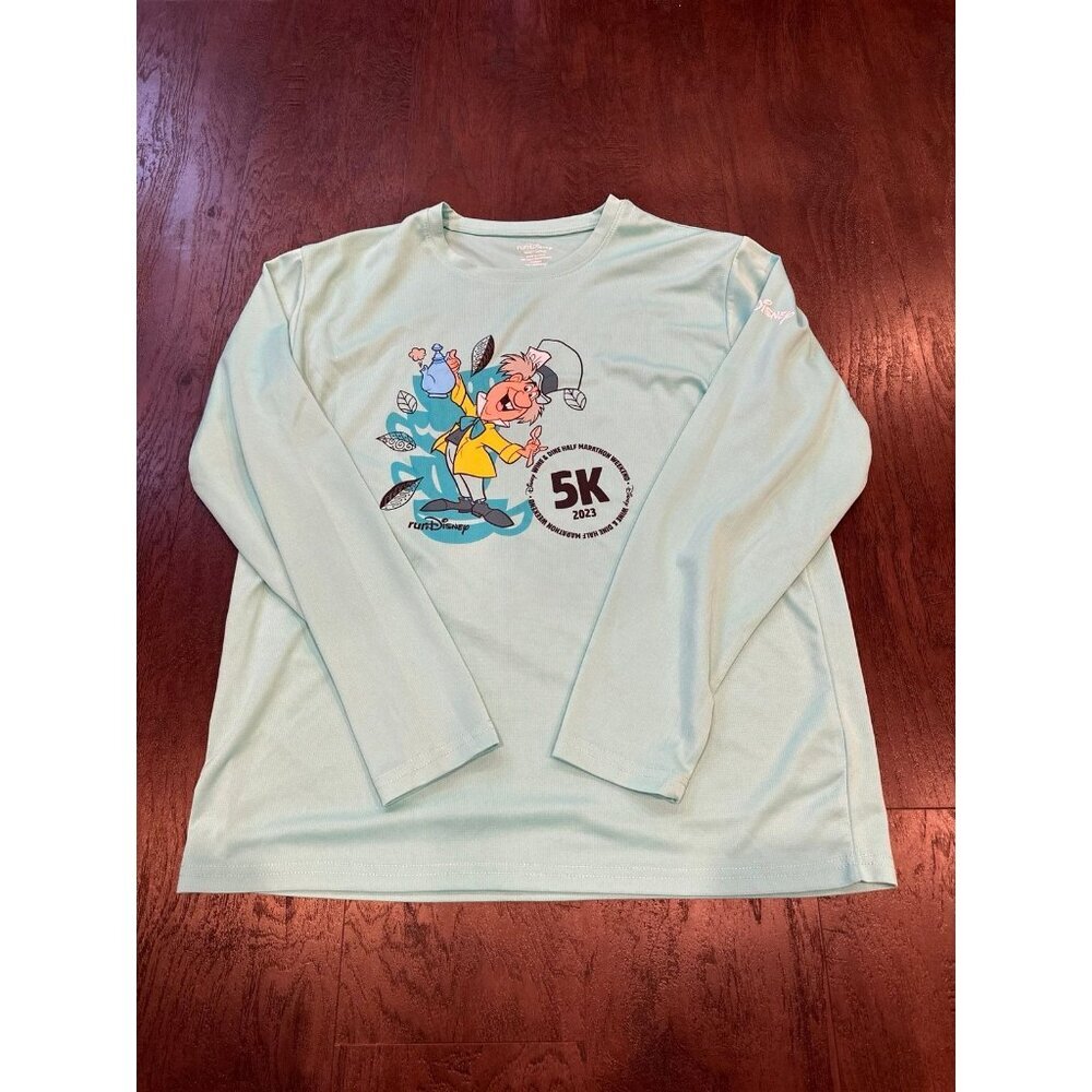 Run Disney wine and dinRun Disney wine and dine 5K alice , Wonderland race shirt
